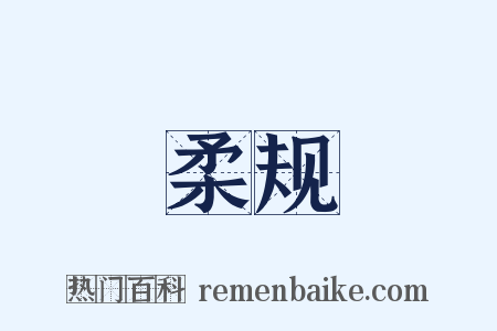 柔规是什么意思的图片